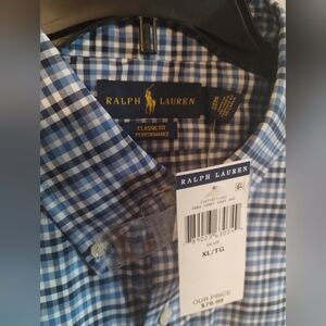 XLTG Classic Fit Performance Polo Ralph Lauren Men's Button Down Shirt